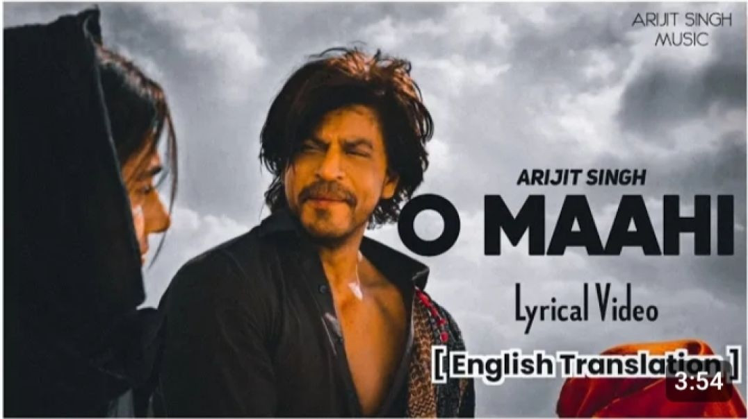 ⁣Arijit Singh _ O Maahi Lyrics With English Translation _ Ft