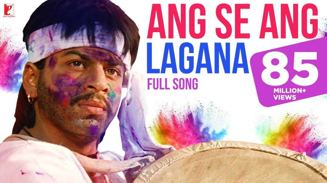 ⁣Ang Se Ang Lagana _ Holi Song _ Darr _ Shah Rukh Khan_ Juhi_ Sunny Deol_ अंग से अंग लगाना_ होली Song